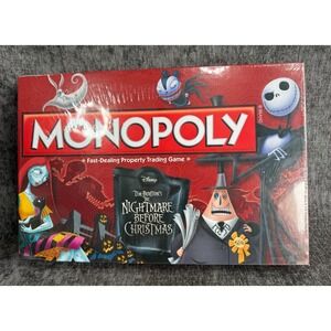 Monopoly Nightmare Before Christmas Collector's Edition Board Game USAopoly New